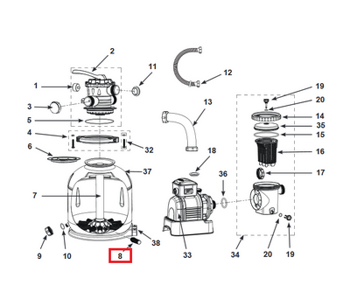 БОКОВОЙ ОТВОД INTEX 11384